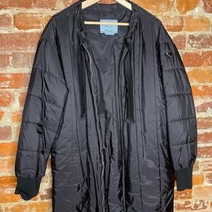 Prada Black Puffer coat